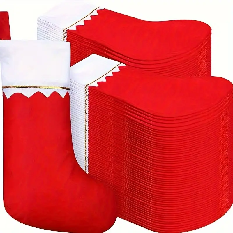 Christmas Stocking Hanging - Christmas Stocking Fireplace Hanging Sock Holiday