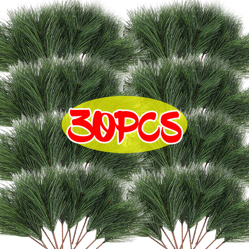 Christmas Wreath Fake - Fake Tree Leaves Branches Artificial Green