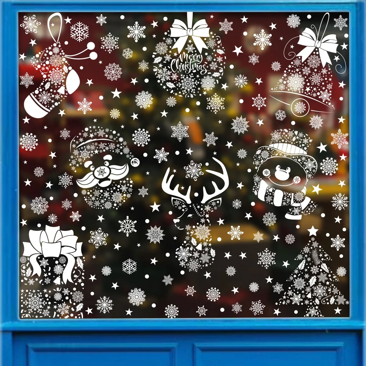 Christmas Wall Sticker Snowfla - Snowflake Window Decal incelemesi ve fiyatı