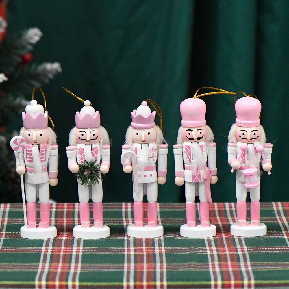 5PCS Macarone Powder Christmas - Nutcracker Figurine incelemesi ve fiyatı