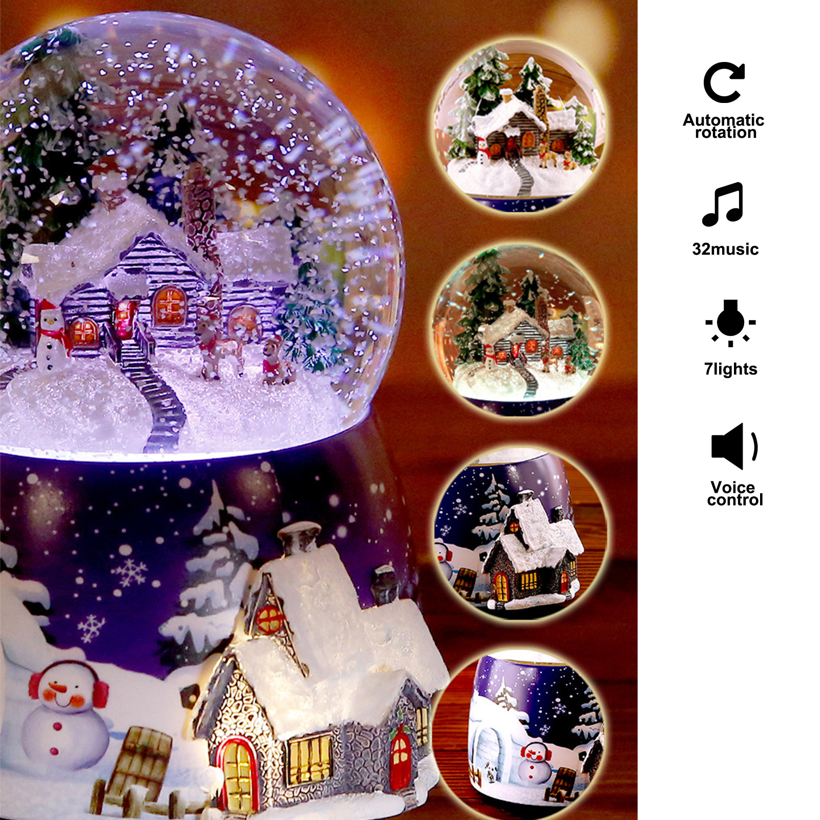 1 Pcs Resin Music Box Crystal  - Snow Globe Musical incelemesi ve fiyatı