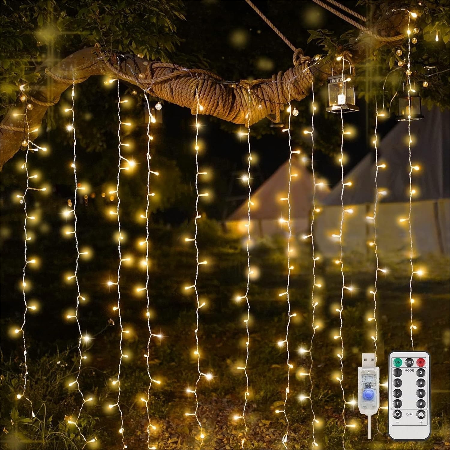 Curtain Lights For Bedroom 200 - Led Fairy String Lights incelemesi ve fiyatı