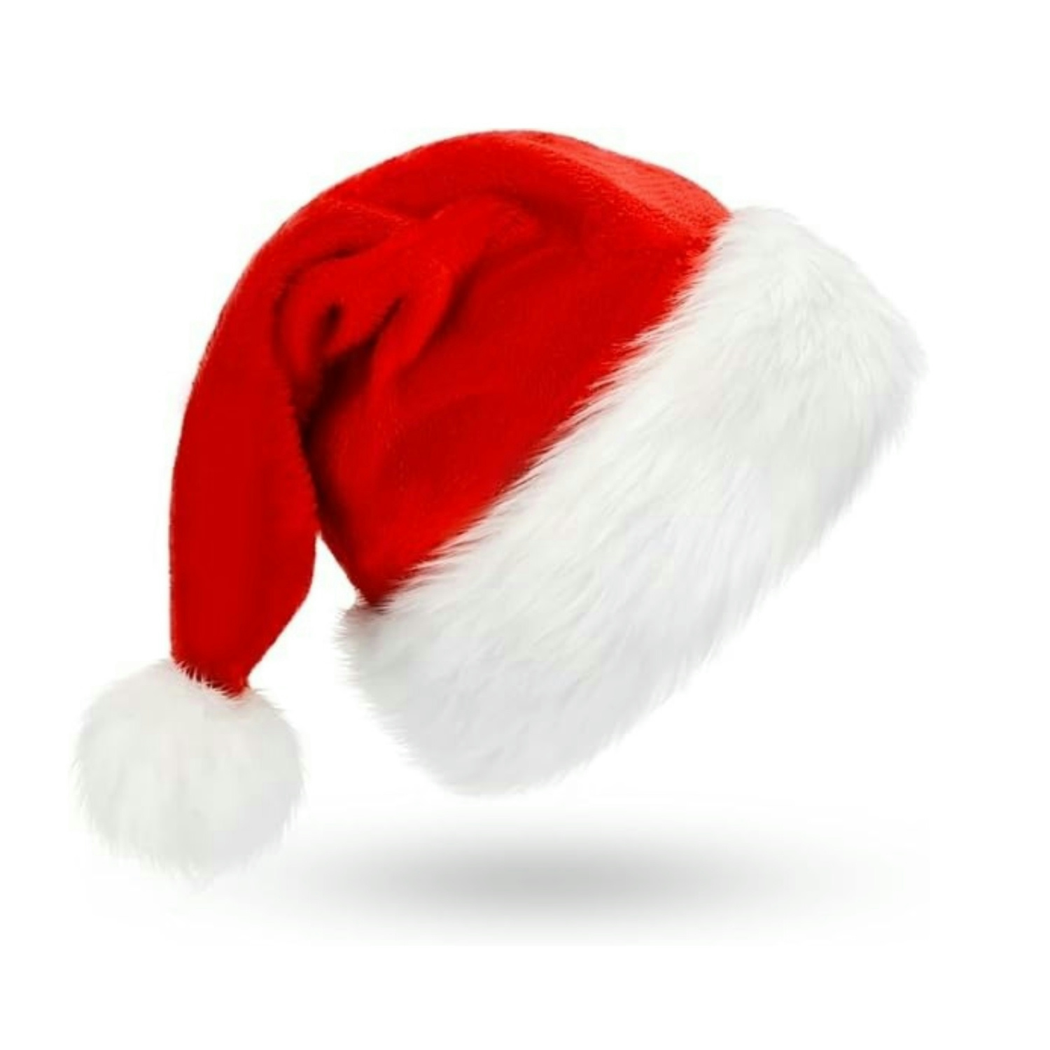 Fluffy Red Santa Hats Set with - Santa Hat Plush incelemesi ve fiyatı