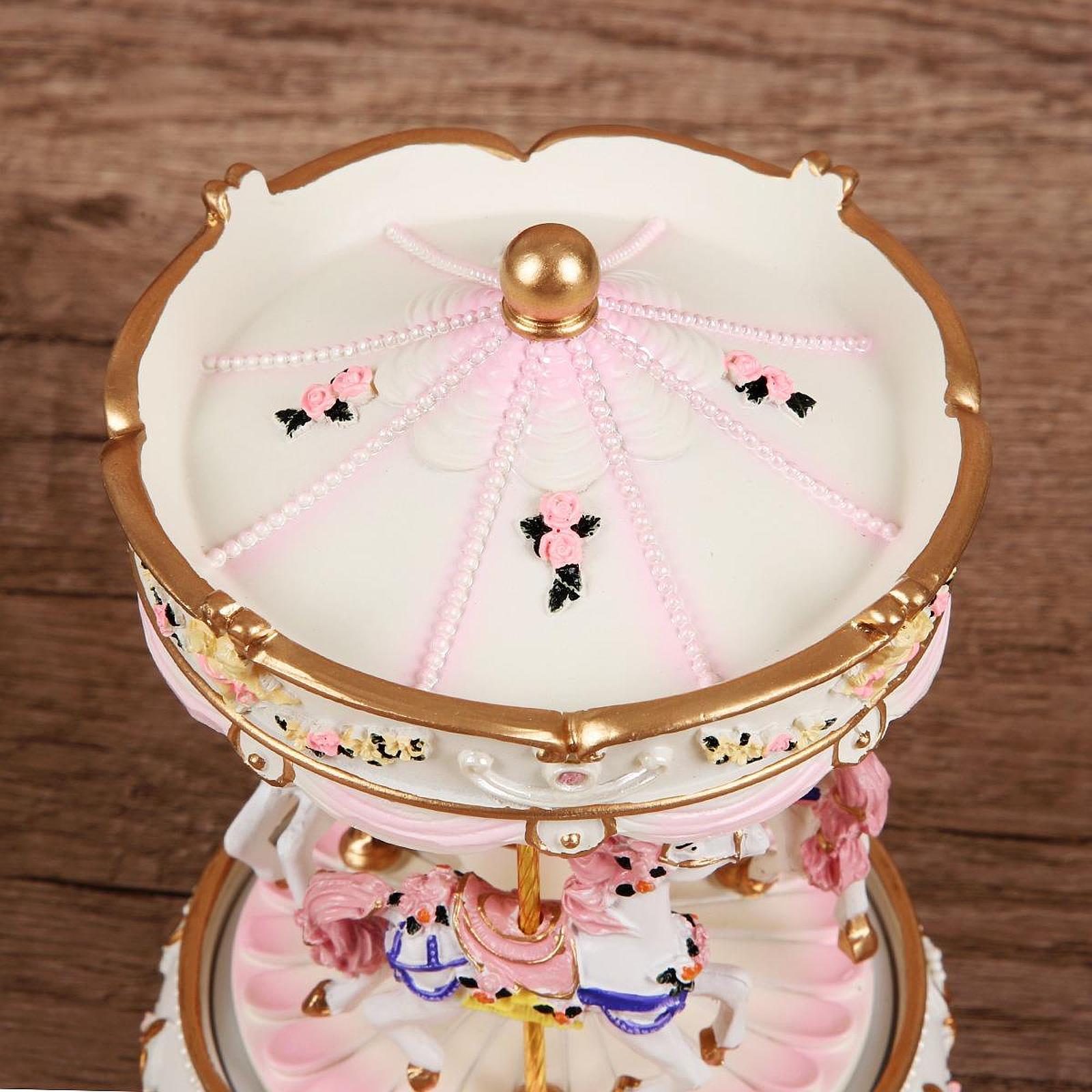 Handcrafted Resin Carousel Mus - Snow Globe Musical incelemesi ve fiyatı