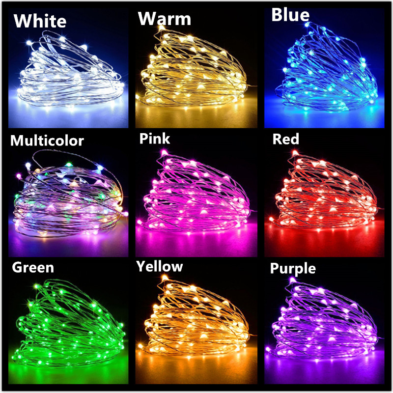 10M 5M 3M 2M Copper Wire LED T - Tinsel Garland Decoration incelemesi ve fiyatı