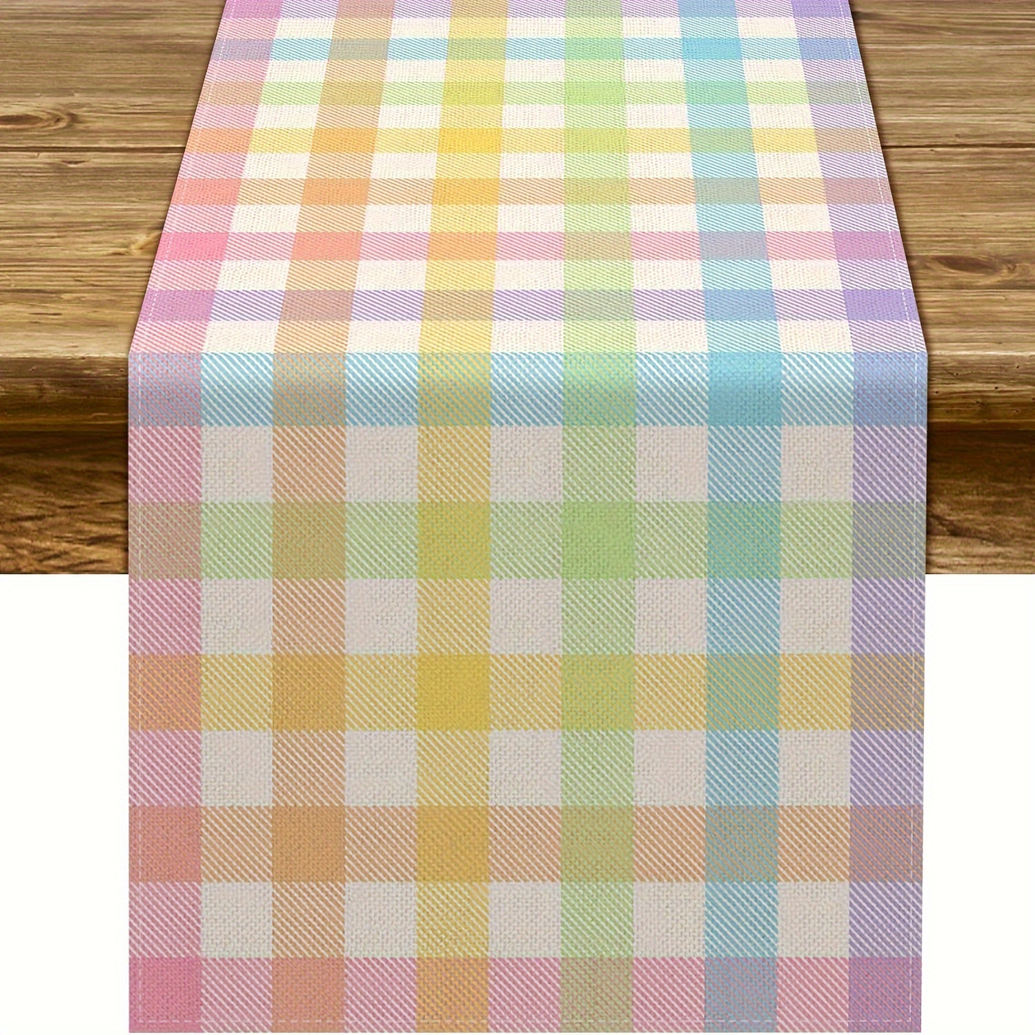 1pc Vibrant Buffalo Plaid Tabl - Christmas Throw Blanket incelemesi ve fiyatı