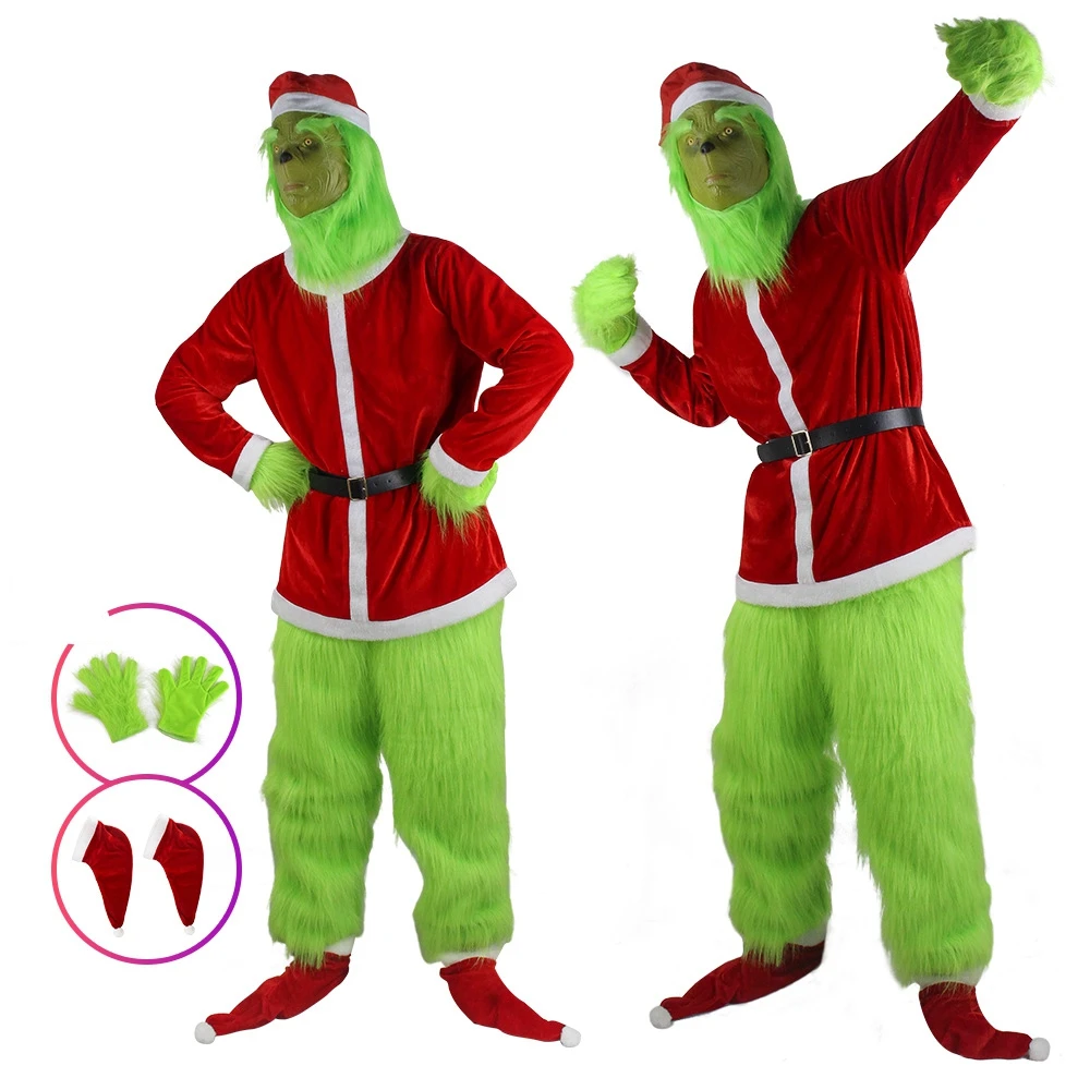 Merry Christmas Grinch Cosplay - Santa Hat Plush incelemesi ve fiyatı