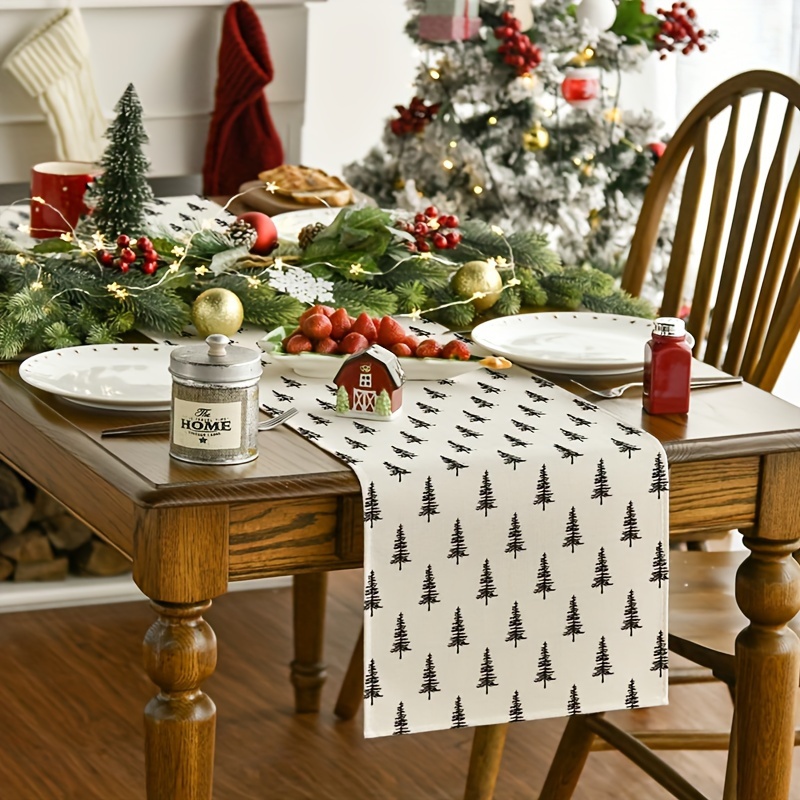 Simple Christmas Tree Table Ru - Christmas Table Runner incelemesi ve fiyatı