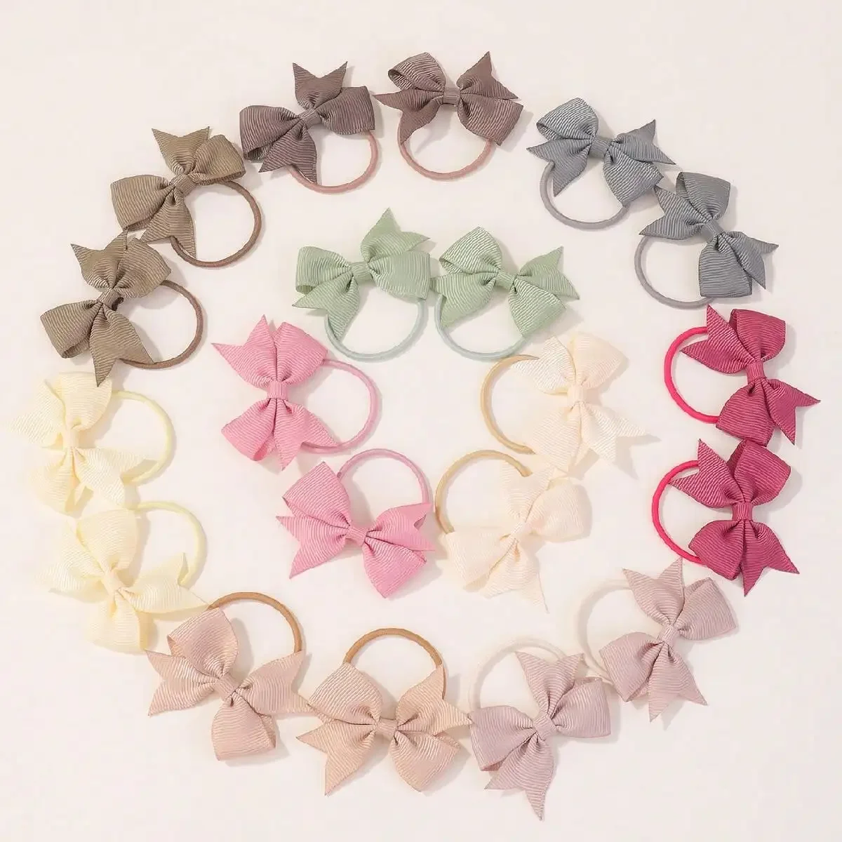 20Pcs/set 2.1inch Lovely Bowkn - Ribbon Bow Gift incelemesi ve fiyatı