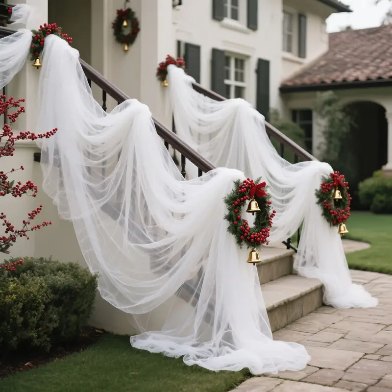 DIY Decoration Tulle Arch Drap - Christmas Table Runner incelemesi ve fiyatı