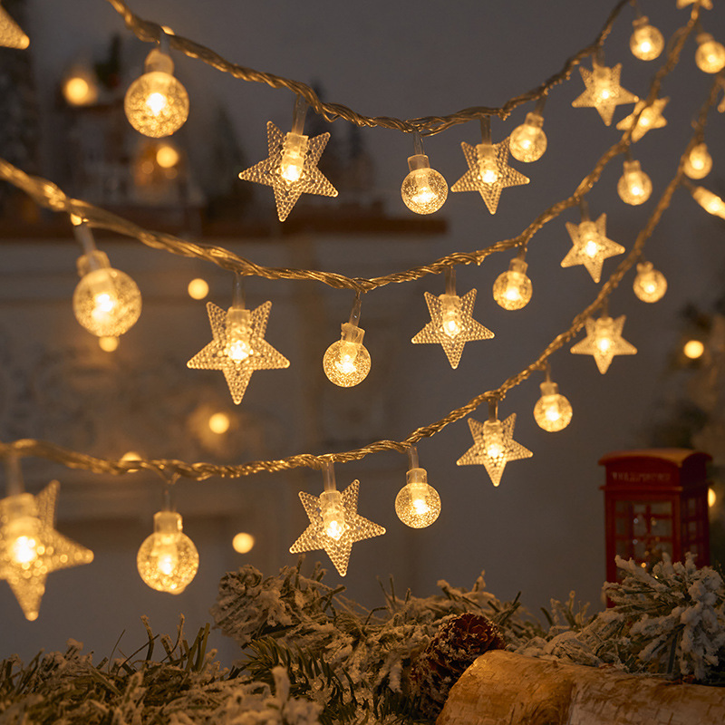 1.5M/3M Snowflake star LED Str - Led Fairy String Lights incelemesi ve fiyatı