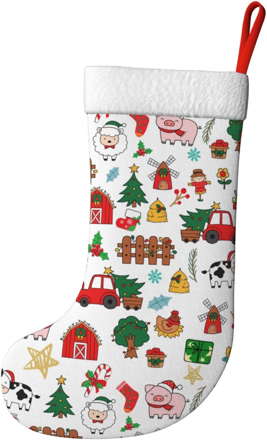 Farm Animals Christmas Stockin - Christmas Stocking Hanging incelemesi ve fiyatı