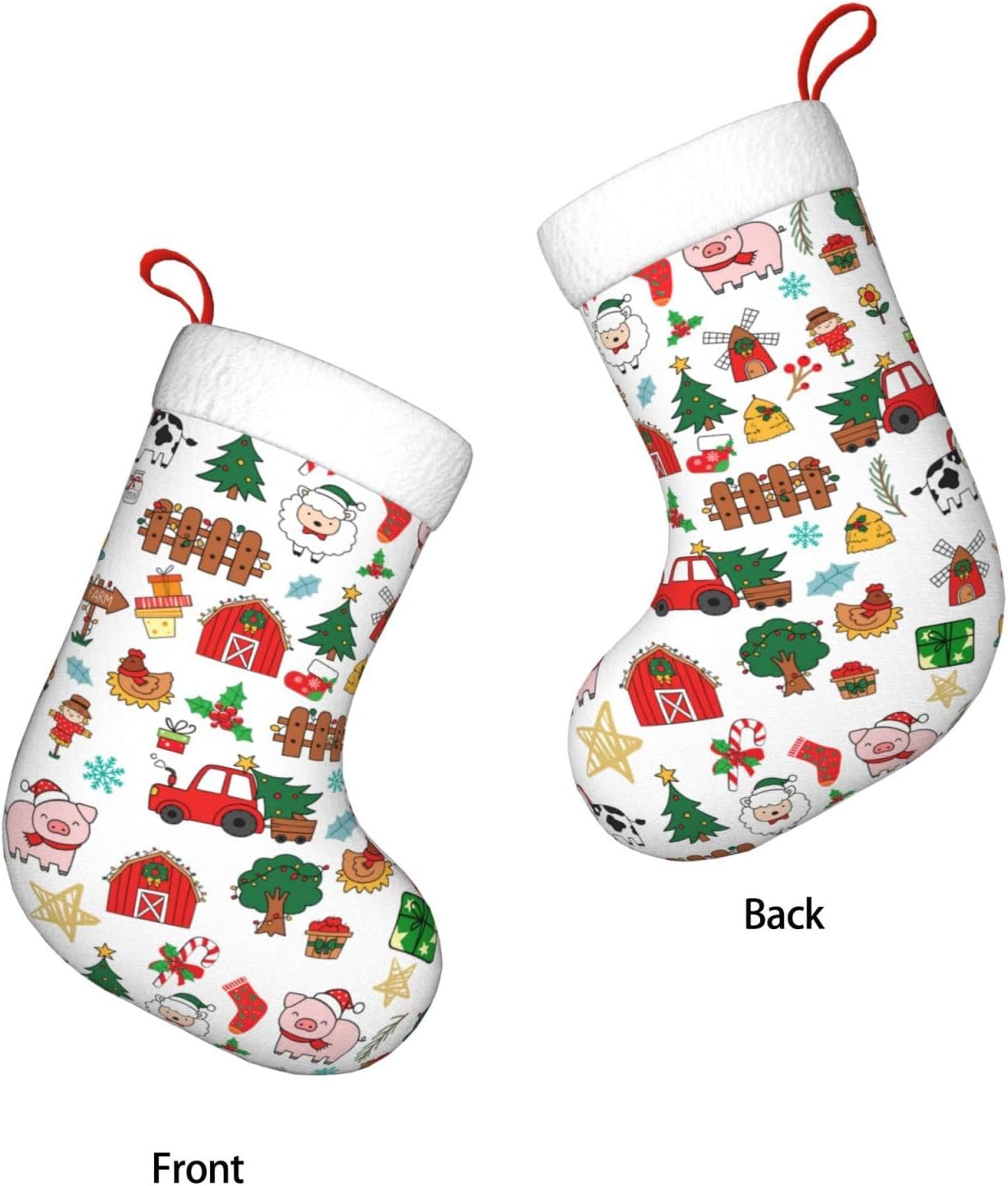 Farm Animals Christmas Stockin - Christmas Stocking Hanging incelemesi ve fiyatı