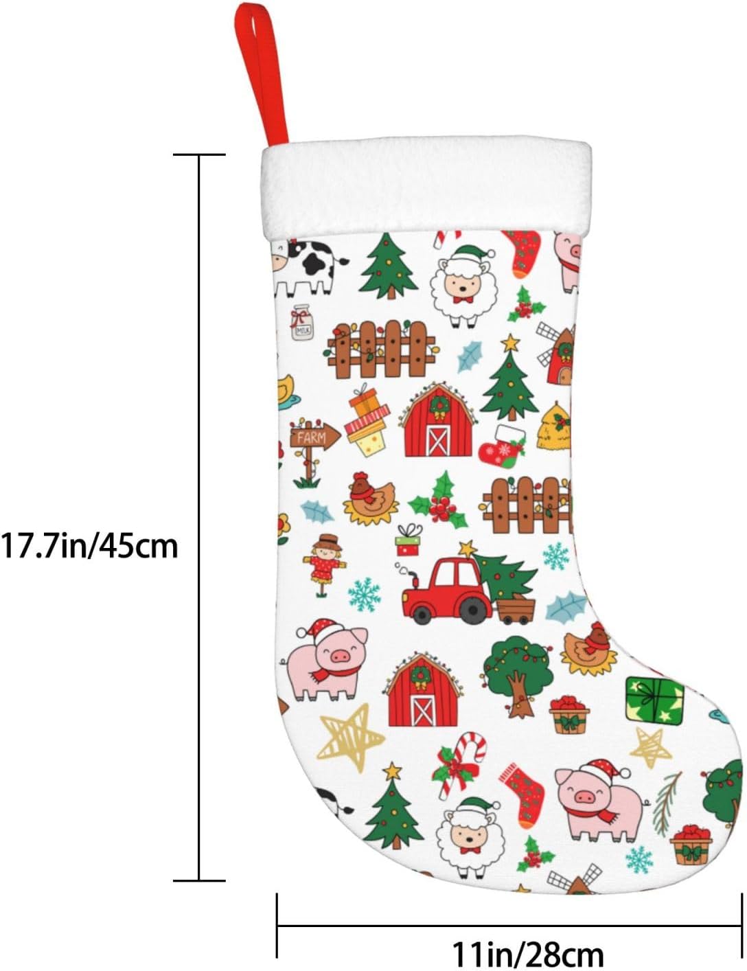 Farm Animals Christmas Stockin - Christmas Stocking Hanging incelemesi ve fiyatı