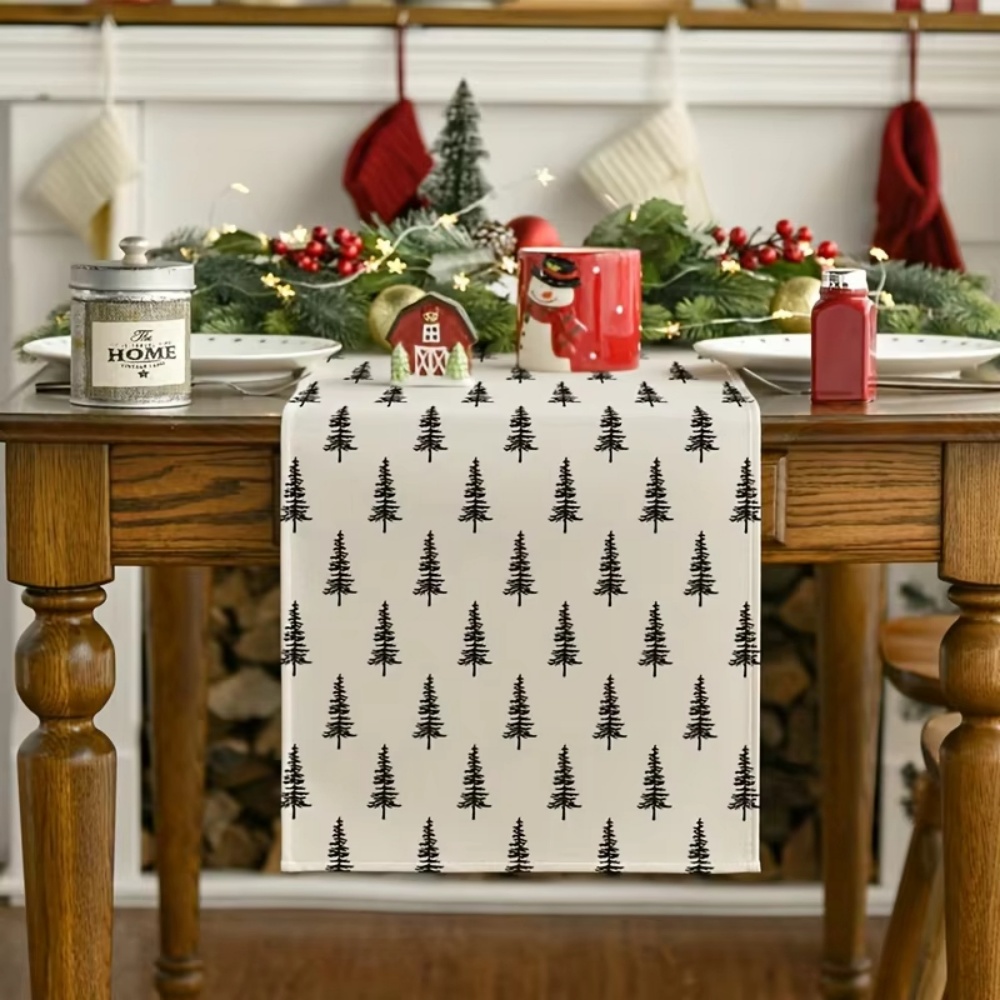 Minimalist Christmas Tree Tabl - Christmas Table Runner incelemesi ve fiyatı