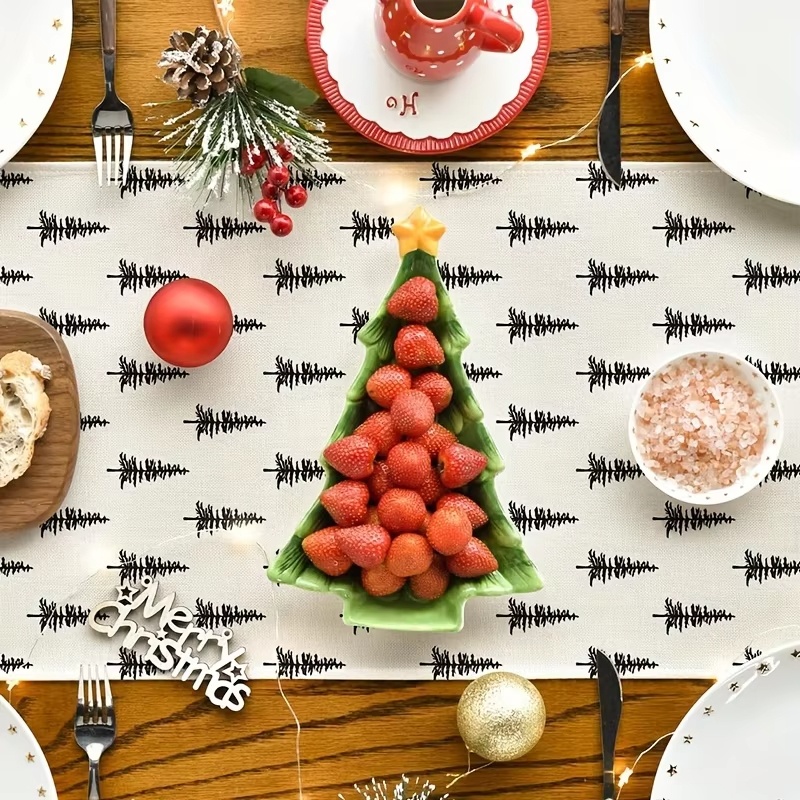 Minimalist Christmas Tree Tabl - Christmas Table Runner incelemesi ve fiyatı