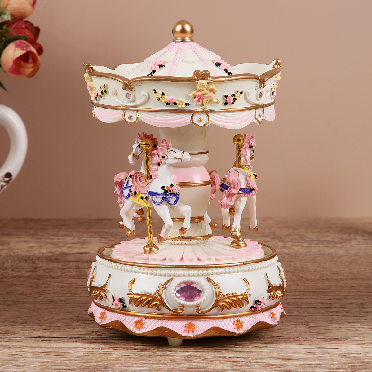 Luminous Carousel Music Box Mu - Snow Globe Musical incelemesi ve fiyatı
