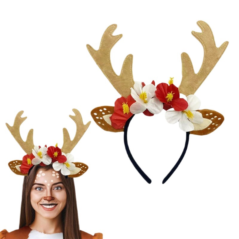 Reindeer Costume Set Tutu Skir - Reindeer Antlers Headband incelemesi ve fiyatı