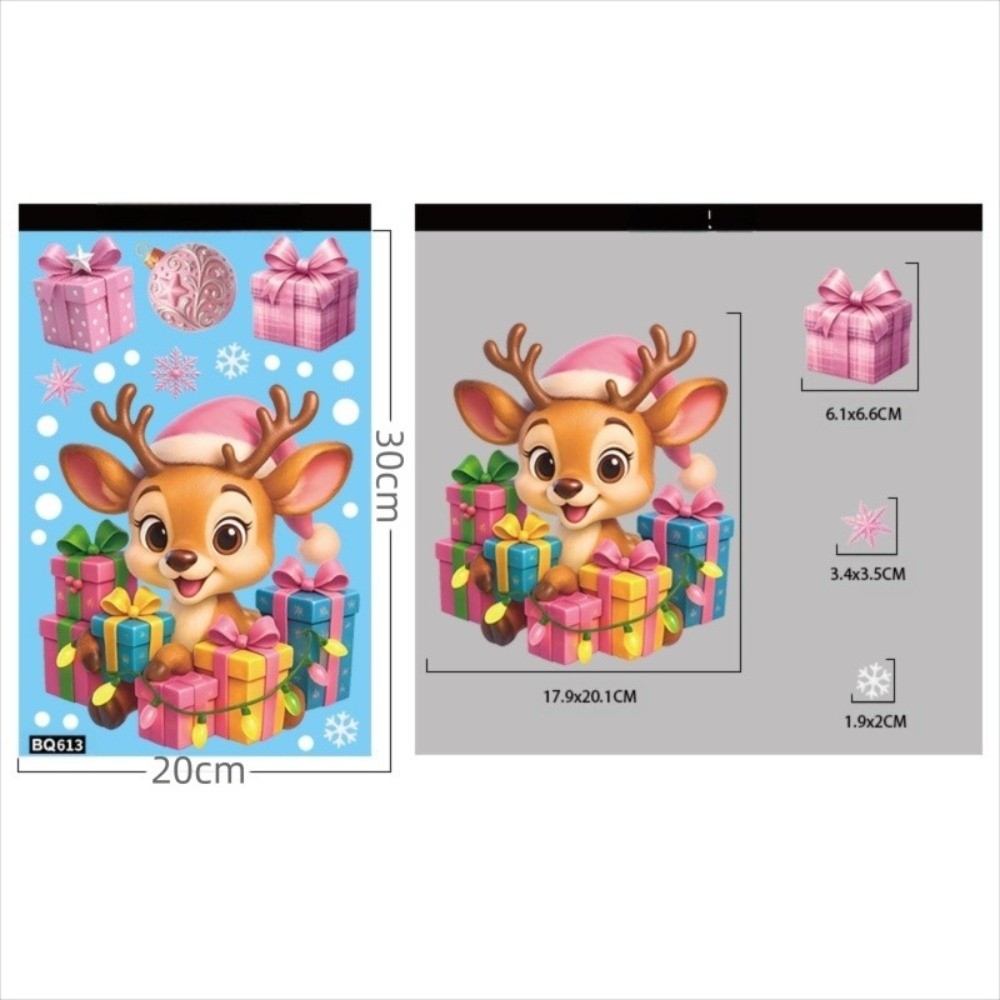 Cartoon PVC Window Stickers Sn - Snowflake Window Decal incelemesi ve fiyatı