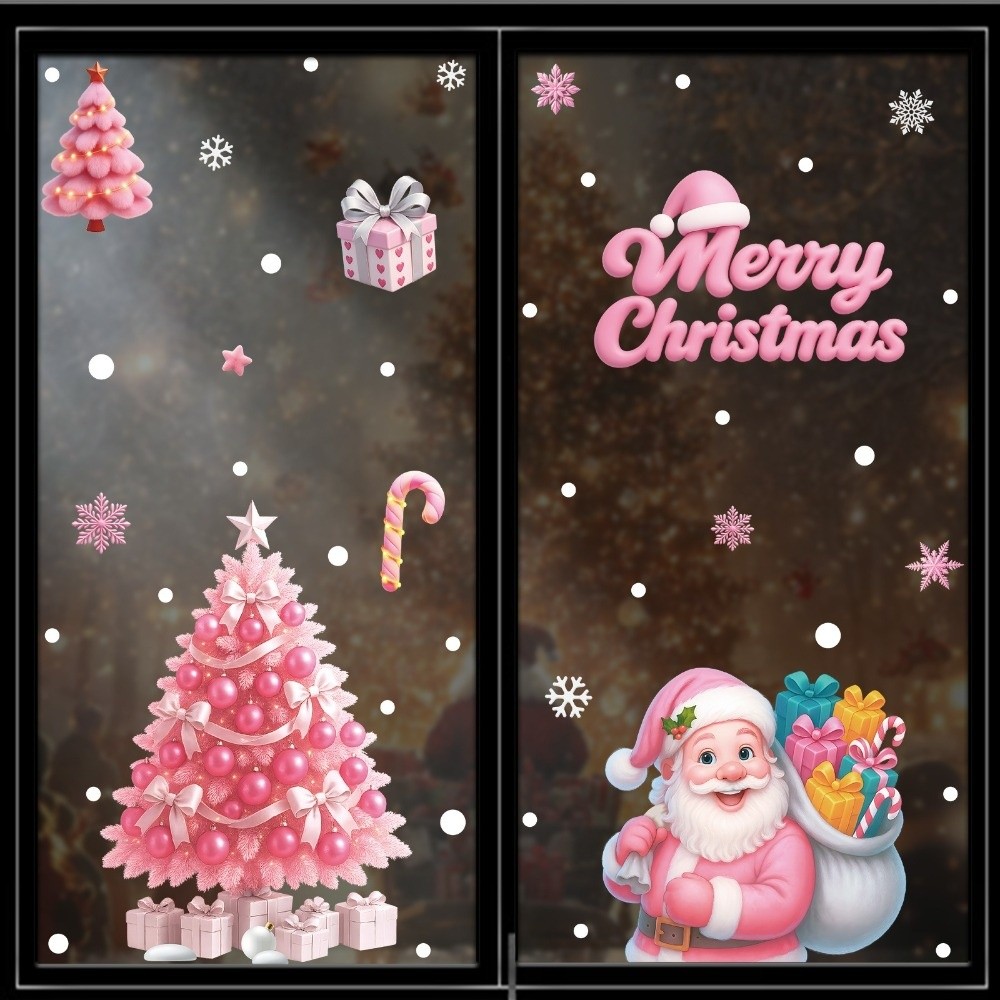 Removable PVC Window Stickers  - Snowflake Window Decal incelemesi ve fiyatı