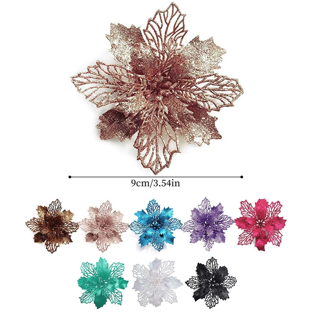 9cm Glitter Artifical Christma - Christmas Wreath Fake incelemesi ve fiyatı