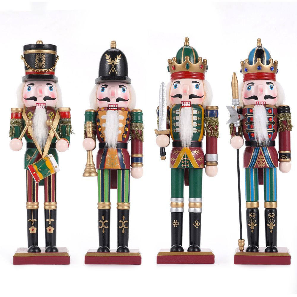30CM Wooden Nutcracker Christm - Nutcracker Figurine incelemesi ve fiyatı