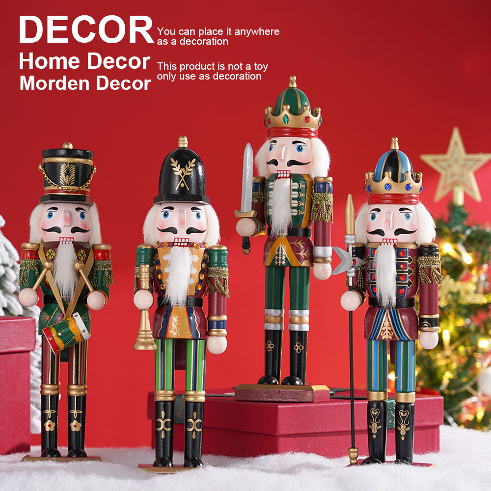 30CM Wooden Nutcracker Christm - Nutcracker Figurine incelemesi ve fiyatı