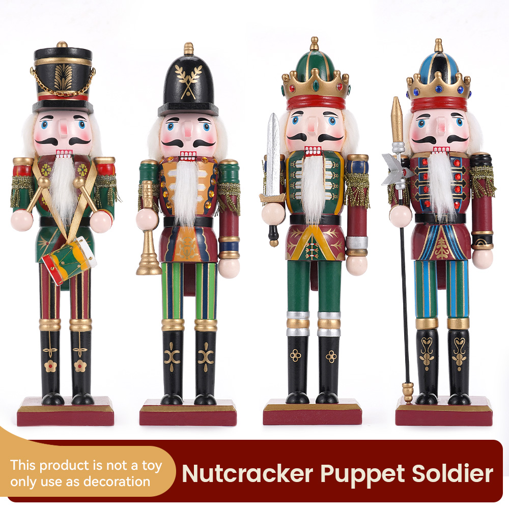 30CM Wooden Nutcracker Christm - Nutcracker Figurine incelemesi ve fiyatı