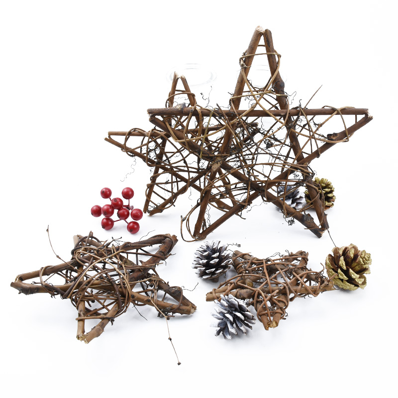 1pc 10/15/20cm Artificial Flow - Christmas Wreath Fake incelemesi ve fiyatı