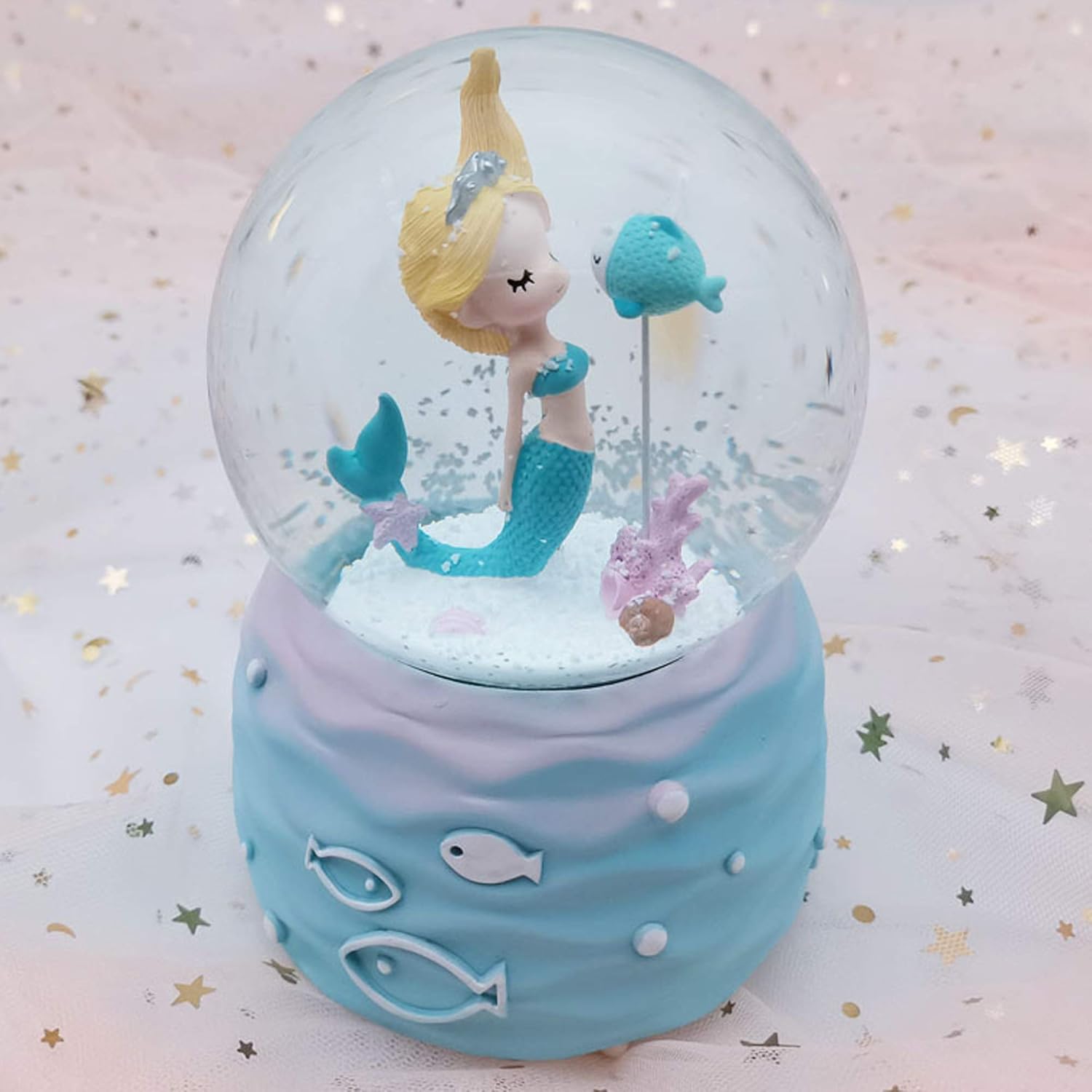Mermaid Snow Globe Music Box w - Snow Globe Musical incelemesi ve fiyatı