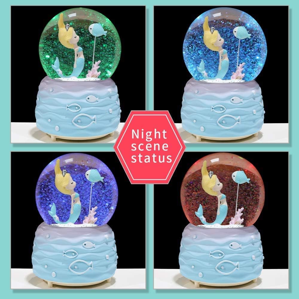 Mermaid Snow Globe Music Box w - Snow Globe Musical incelemesi ve fiyatı