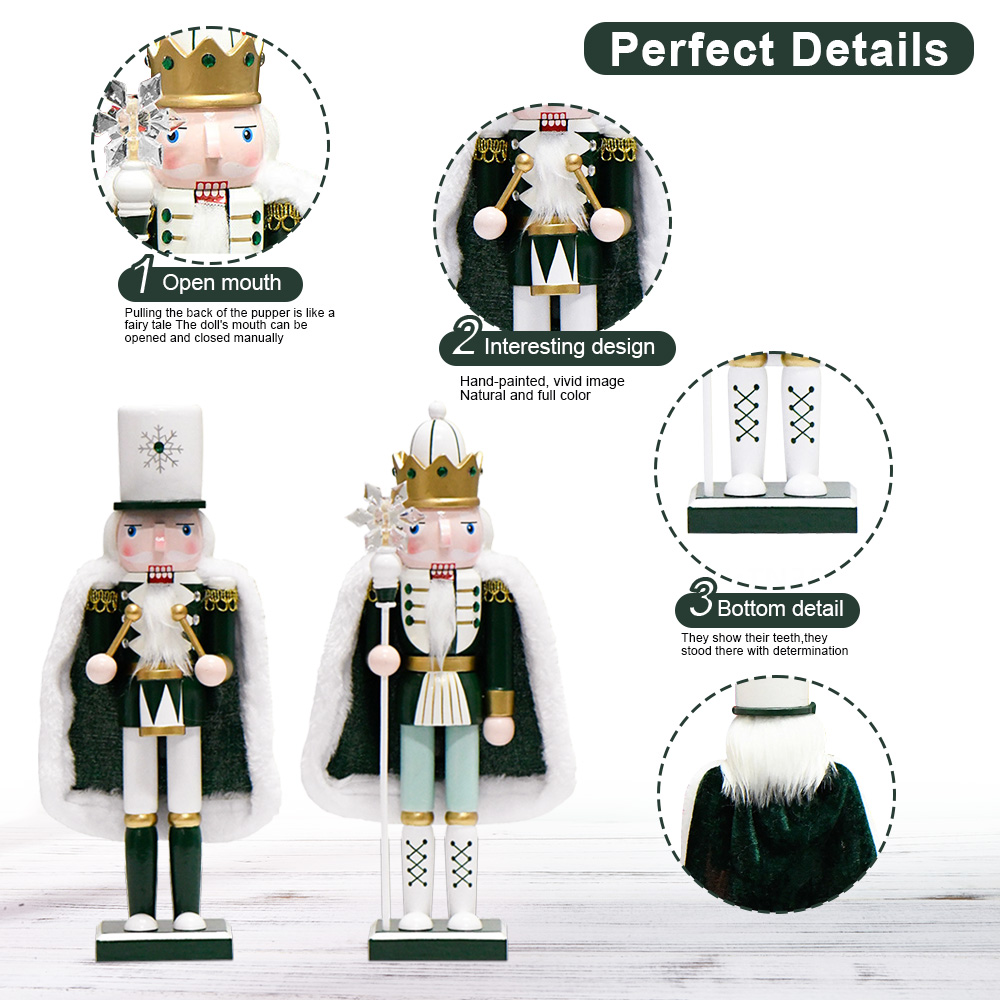 30CM Nutcracker snowflake cape - Nutcracker Figurine incelemesi ve fiyatı