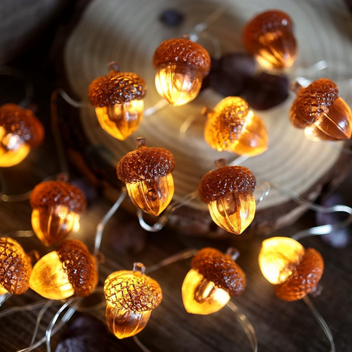 30 LEDs Acorn String Lights Th - Led Fairy String Lights incelemesi ve fiyatı
