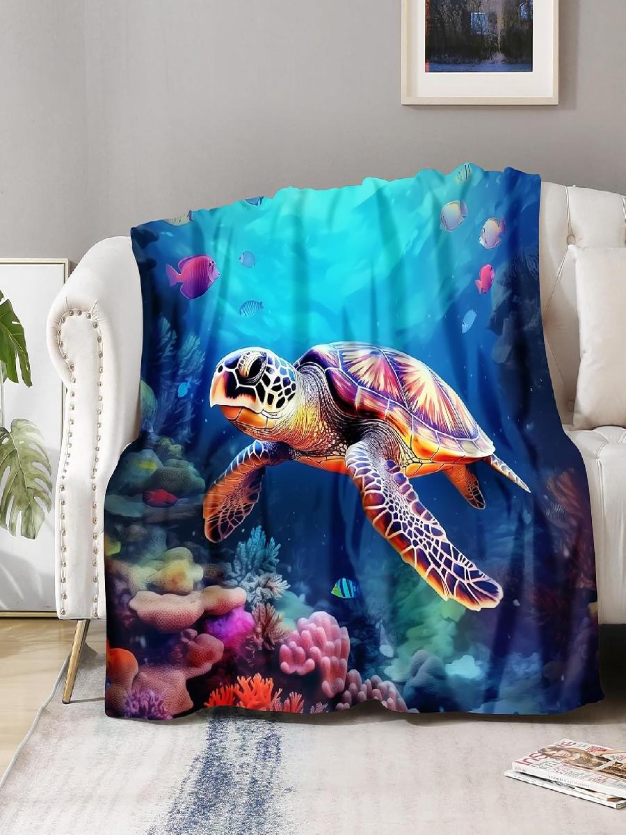 Aimego Sea Turtle Blanket  Oce - Christmas Throw Blanket incelemesi ve fiyatı