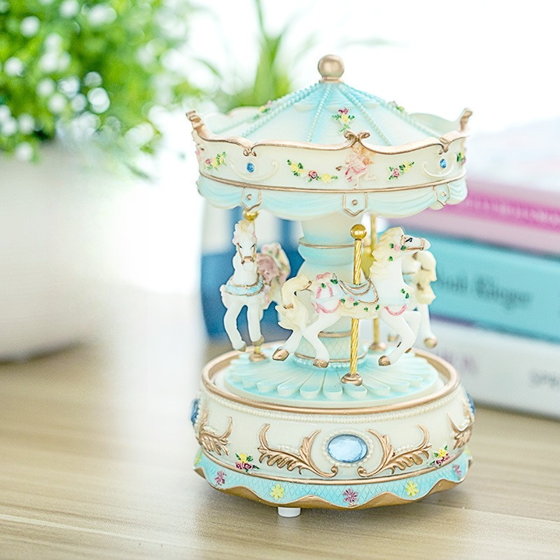 Handmade Resin Carousel Music  - Snow Globe Musical incelemesi ve fiyatı