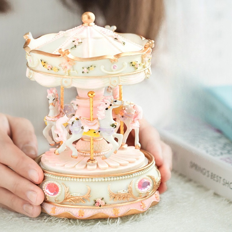 Handmade Resin Carousel Music  - Snow Globe Musical incelemesi ve fiyatı