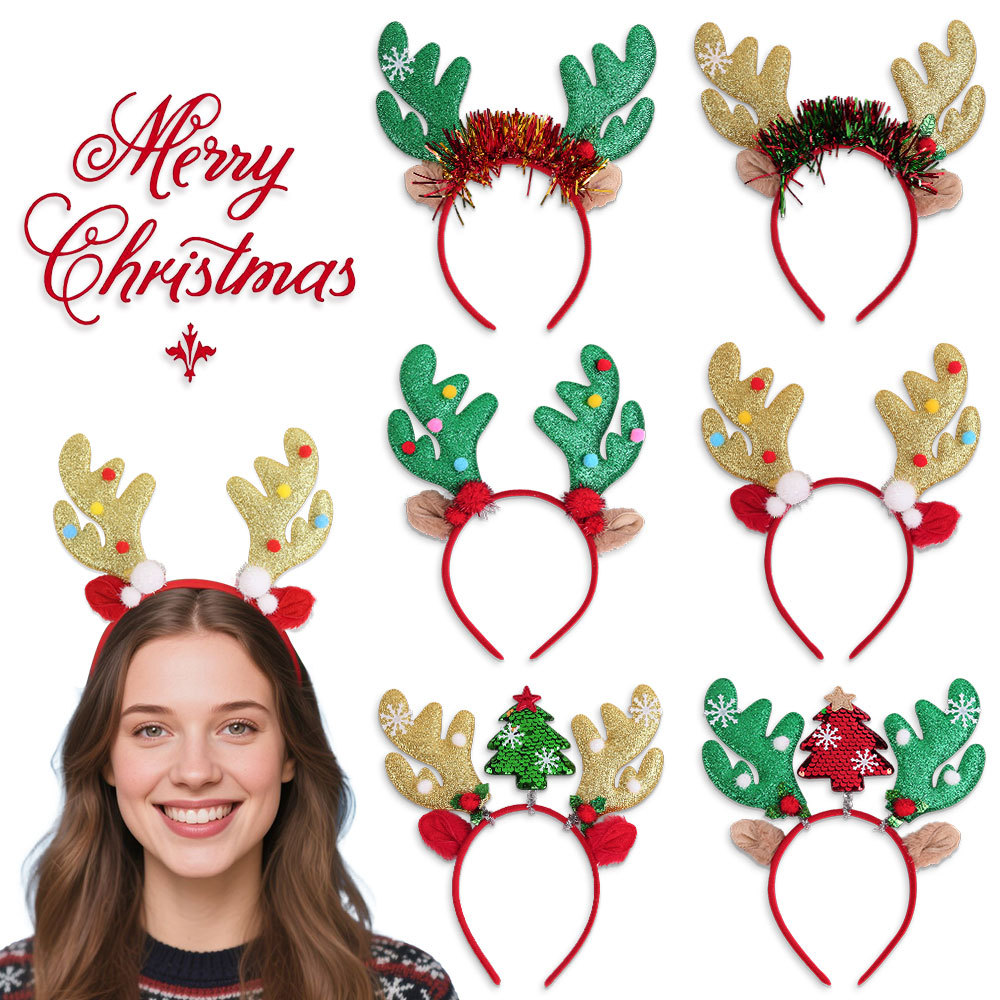 Xmas Hair Accessories Versatil - Reindeer Antlers Headband incelemesi ve fiyatı