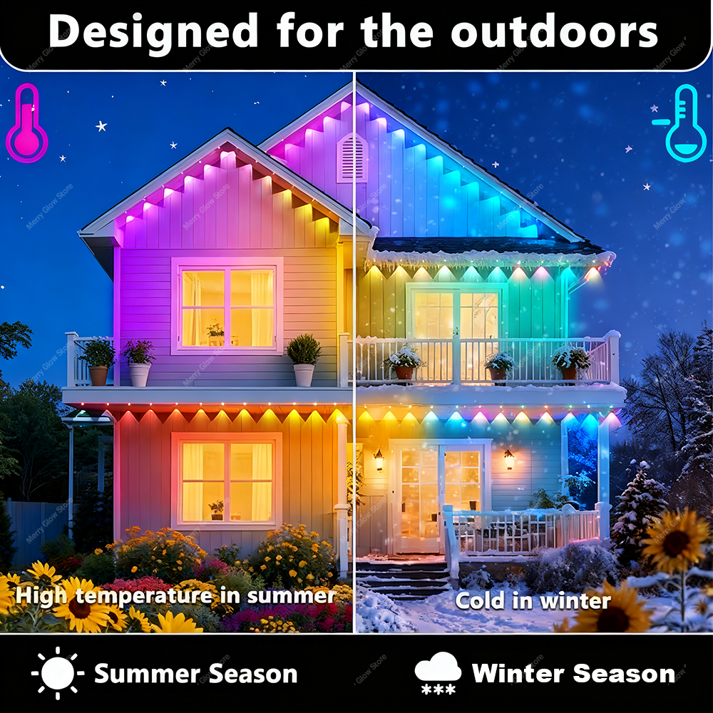 Permanent Outdoor Eave Lights  - Led Fairy String Lights incelemesi ve fiyatı