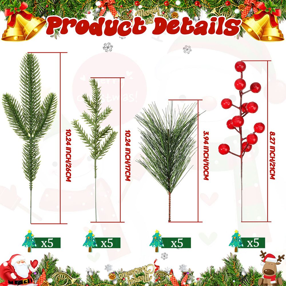 Artificial Pine Branches Fake  - Christmas Wreath Fake incelemesi ve fiyatı