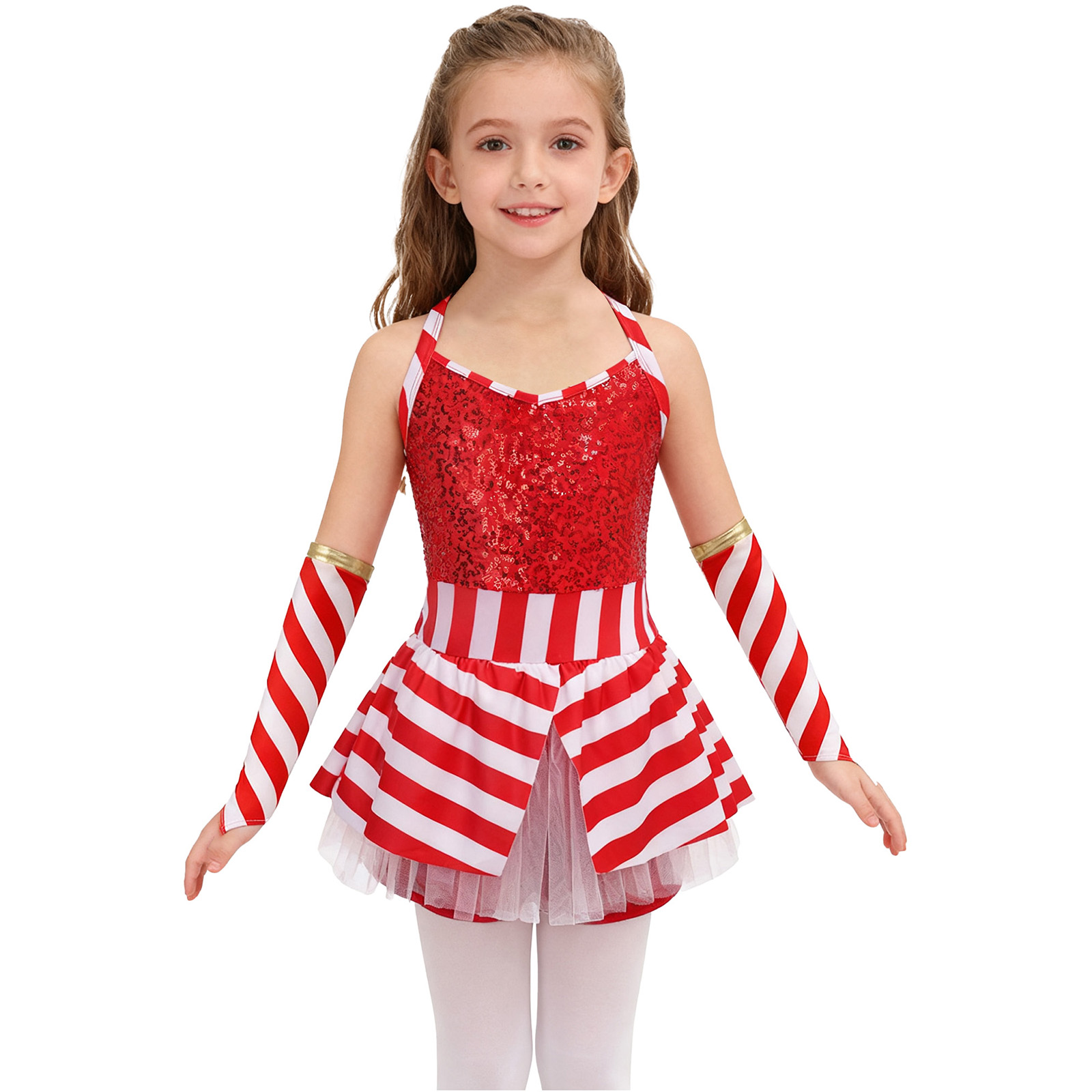 Girls Christmas Candy Cane Dan - Elf Costume Christmas incelemesi ve fiyatı