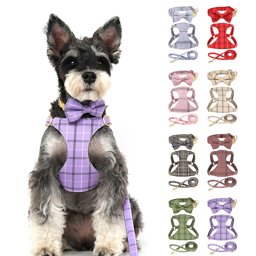 3pcs/set Dog Collar Harness le - Christmas Throw Blanket incelemesi ve fiyatı