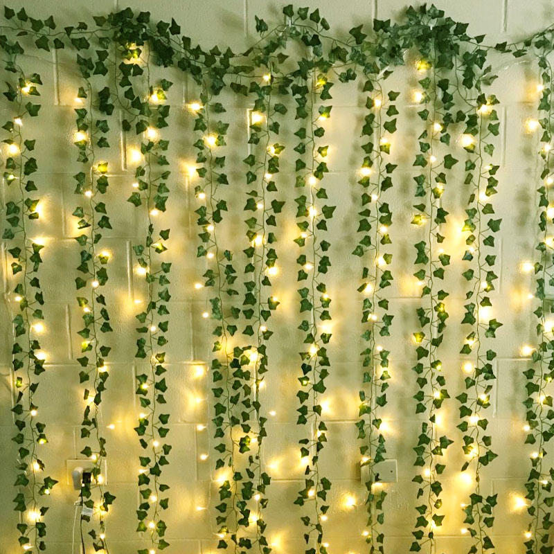 2.3m Silk Leaves Fake Creeper  - Led Fairy String Lights incelemesi ve fiyatı