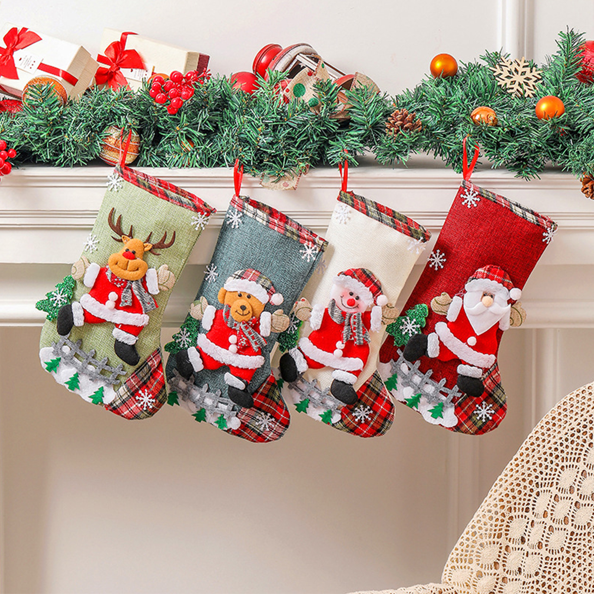 Christmas Stockings Cute Large - Christmas Stocking Hanging incelemesi ve fiyatı