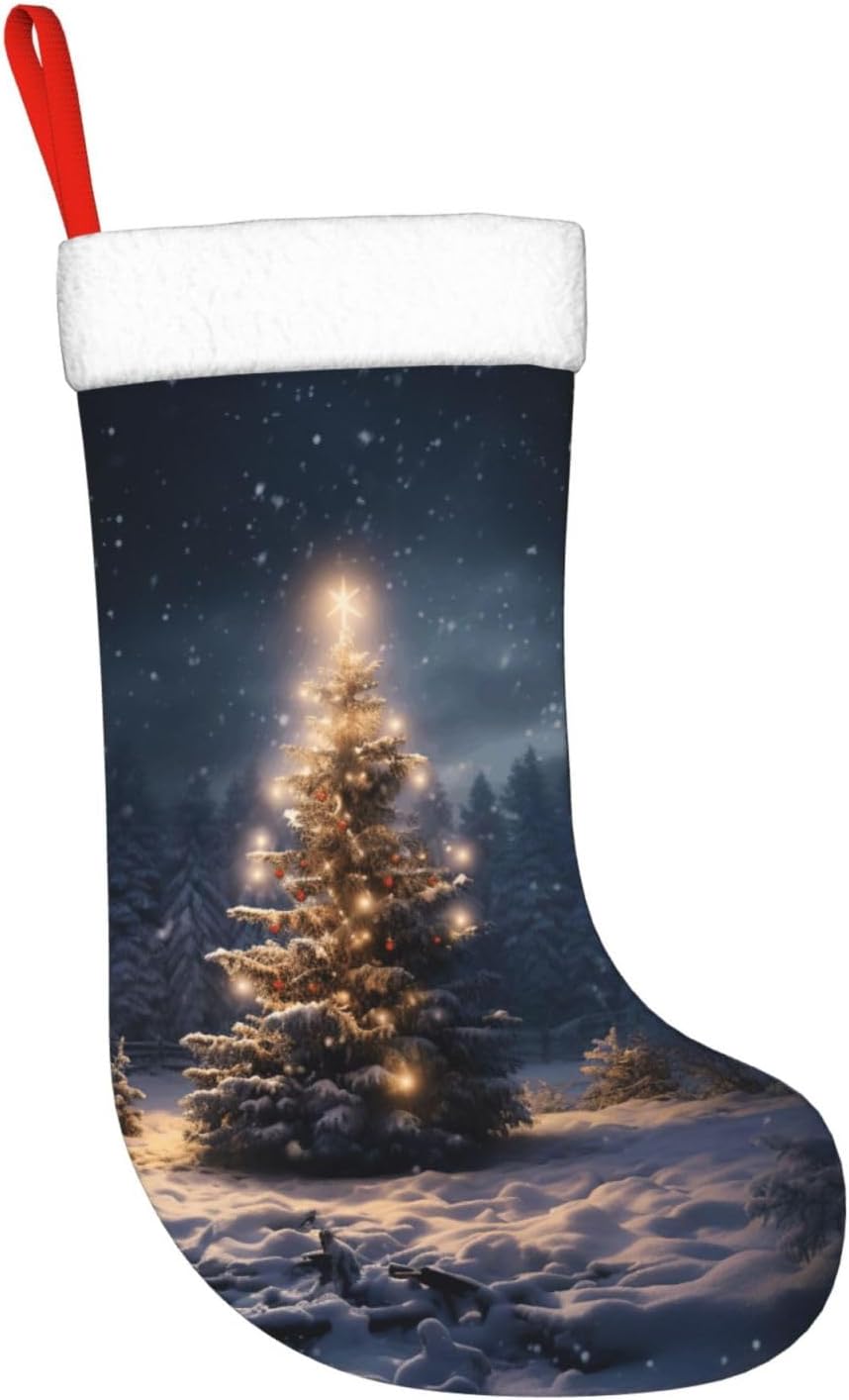 Christmas Tree Snow gift Stock - Christmas Stocking Hanging incelemesi ve fiyatı