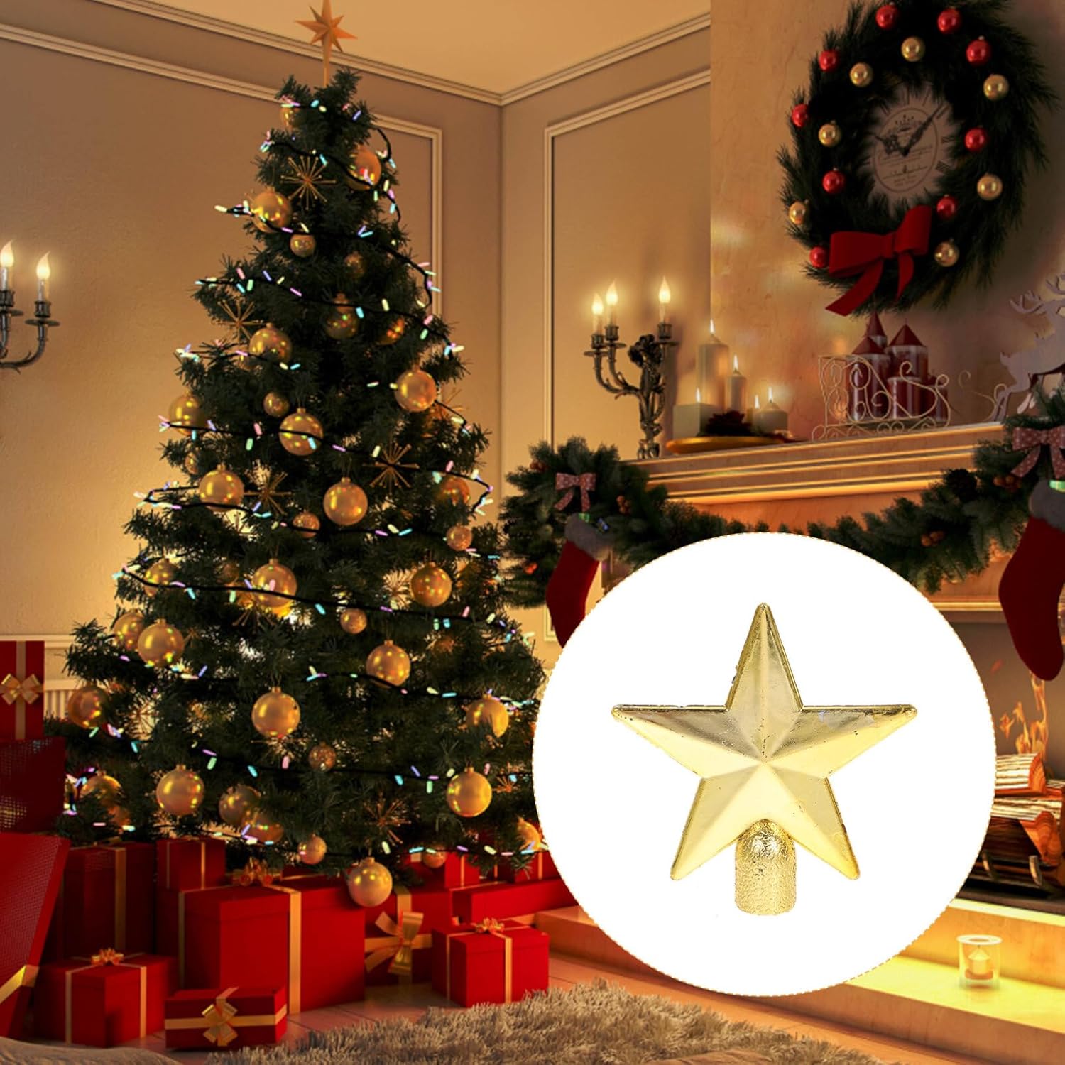 6cm Mini Christmas Tree Topper - Star Tree Topper incelemesi ve fiyatı