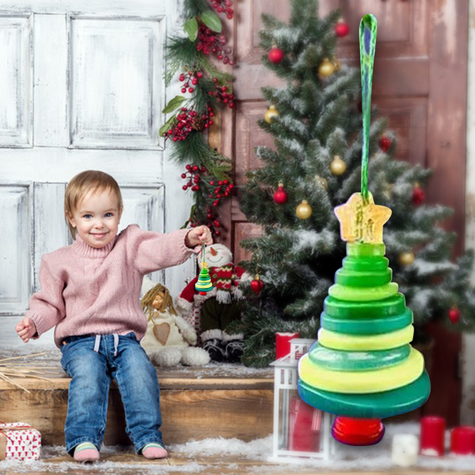 DIY Button Snowman Ornament Ki - Christmas Stocking Hanging incelemesi ve fiyatı