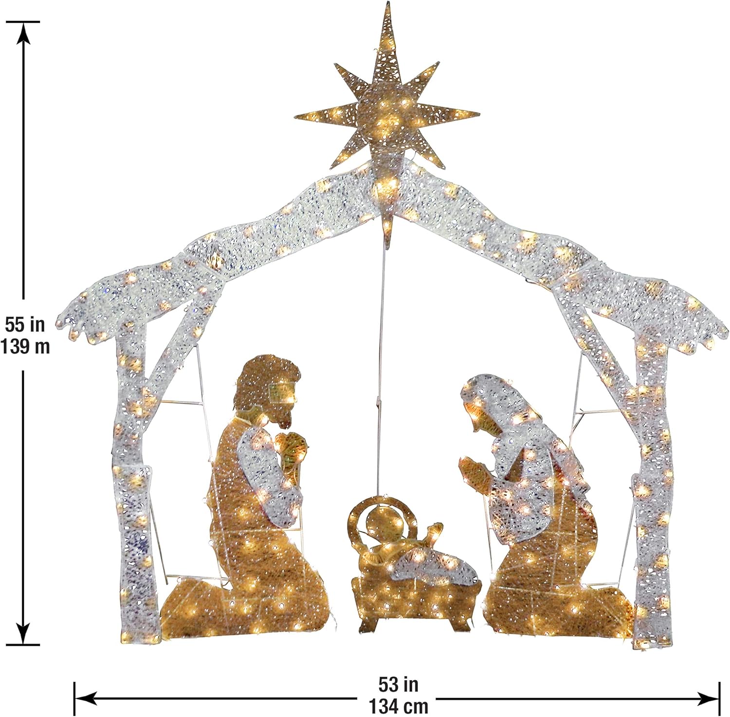 4.5 ft Pre-lit Artificial Chri - Christmas Tree Artificial incelemesi ve fiyatı