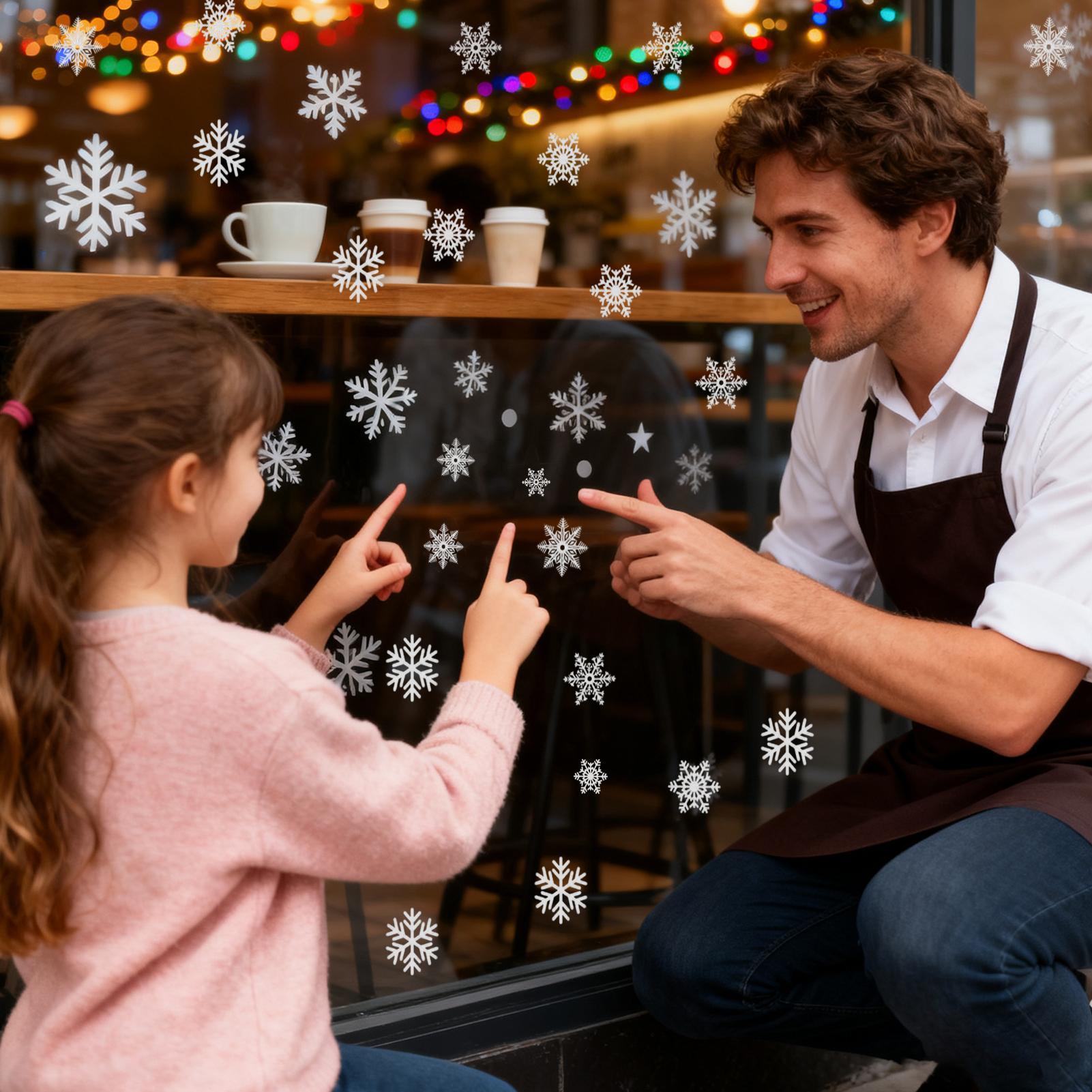 Snowflake Window Clings Christ - Snowflake Window Decal incelemesi ve fiyatı