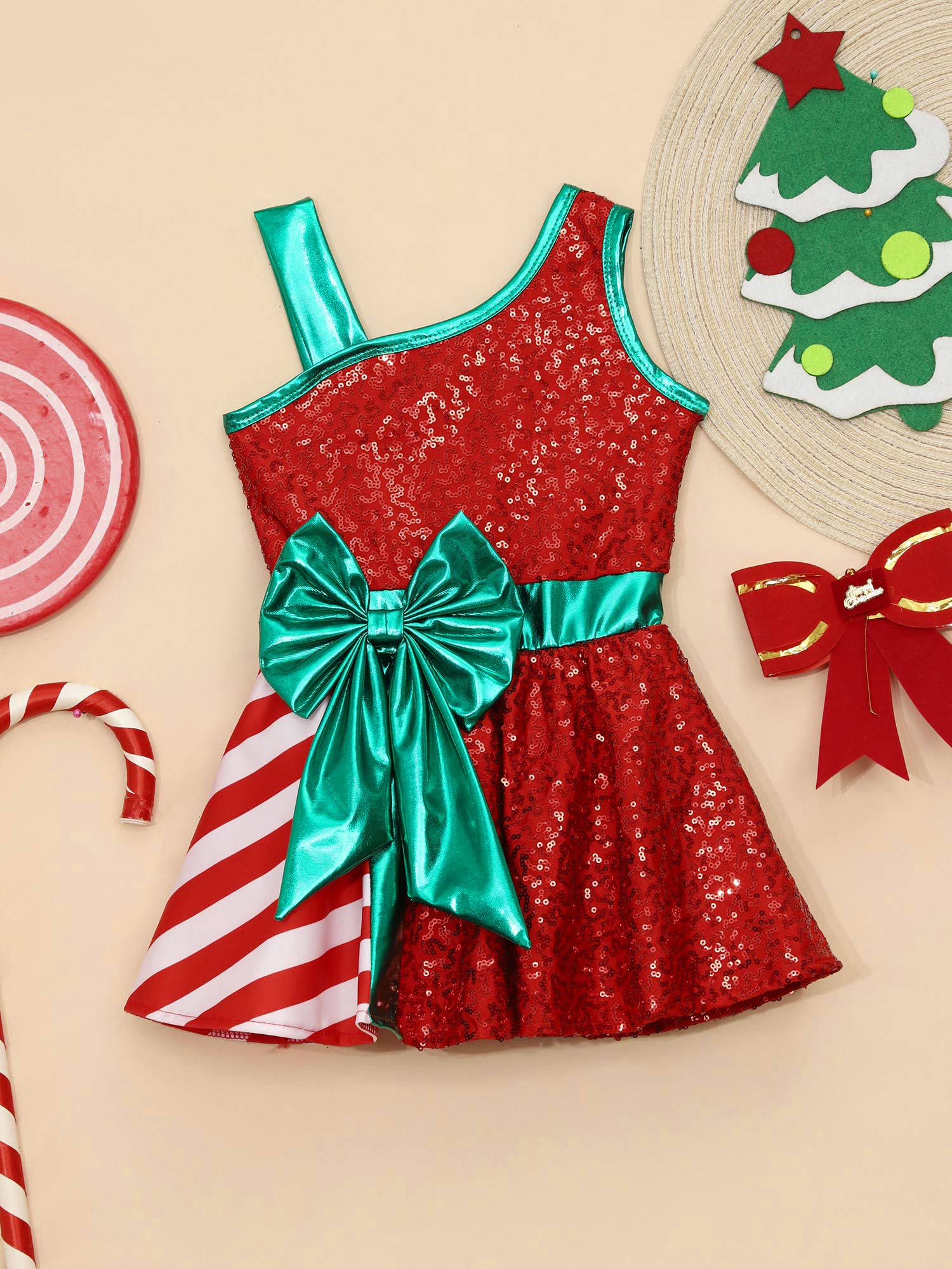 Kids Girls Christmas Party Dre - Elf Costume Christmas incelemesi ve fiyatı